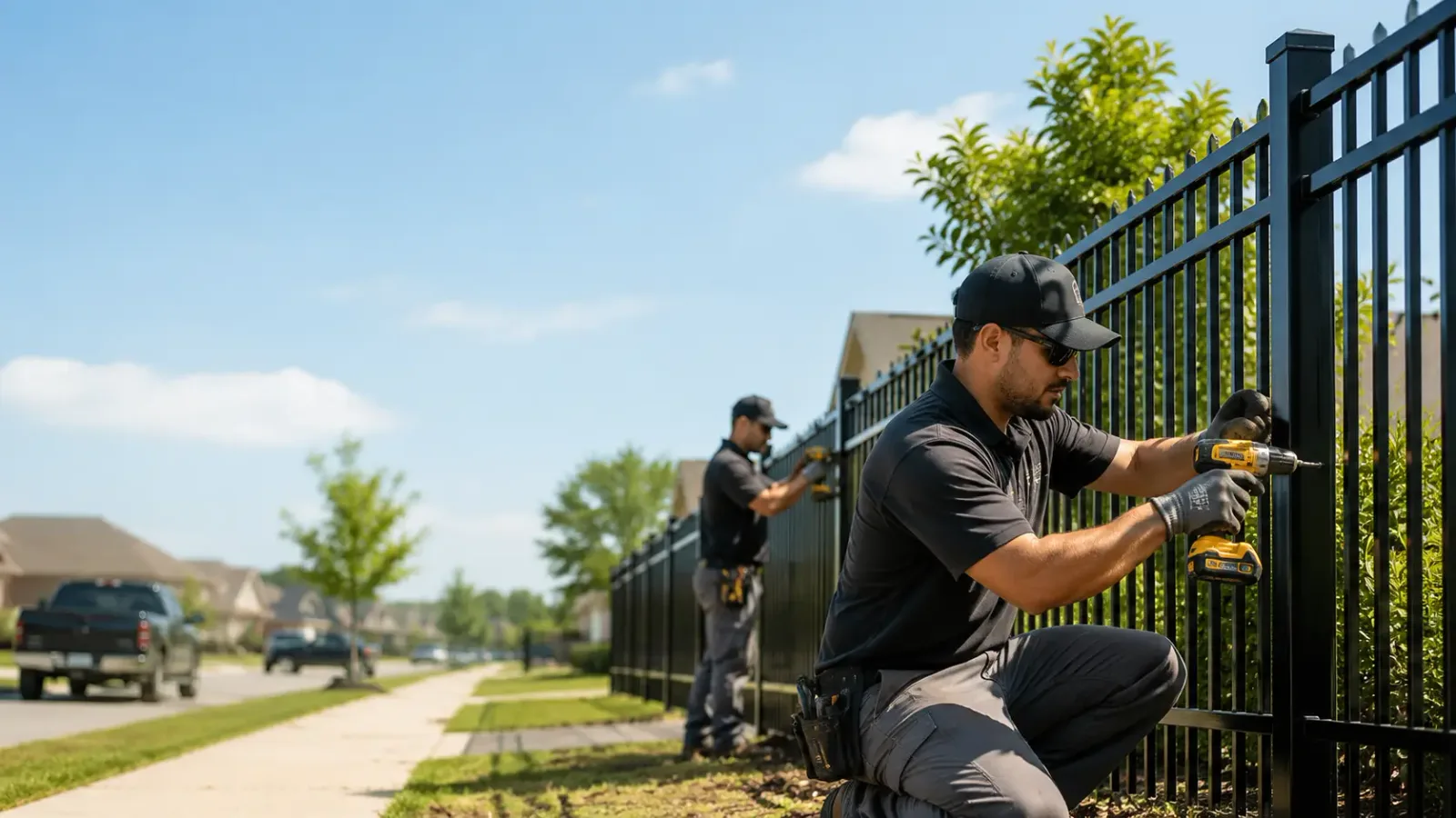 Metal Fence Installation in Twin City, GA
